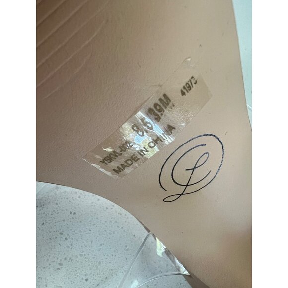 CHINESE LAUNDRY Kitten Heel Open Toe nude Pumps size 8.5 - Picture 5 of 7